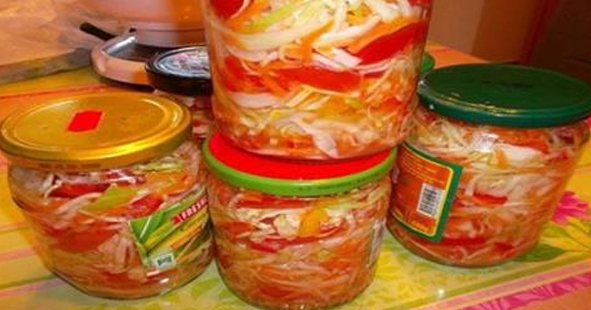 Салат по киевски на зиму рецепт Салат по киевски на зиму рецепт