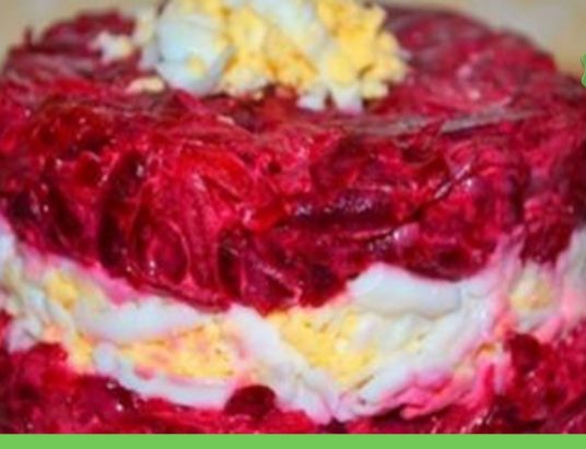 Вкусный салат с вареной свеклой рецепт с