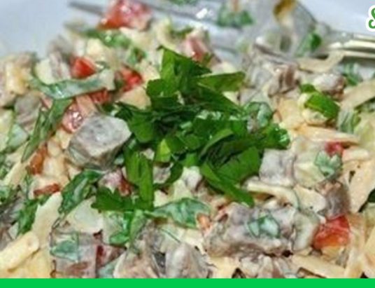 Слоеные салаты с говядиной рецепт с
